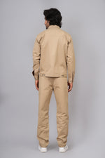 Load image into Gallery viewer, Men’s Classic Khaki Slim Fit Trousers