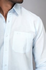 Load image into Gallery viewer, Classic Sky Blue Casual Shirt for Men
