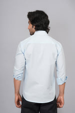 Load image into Gallery viewer, Classic Sky Blue Casual Shirt for Men