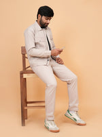 Load image into Gallery viewer, Men’s Classic Beige Utility Co-Ord Set