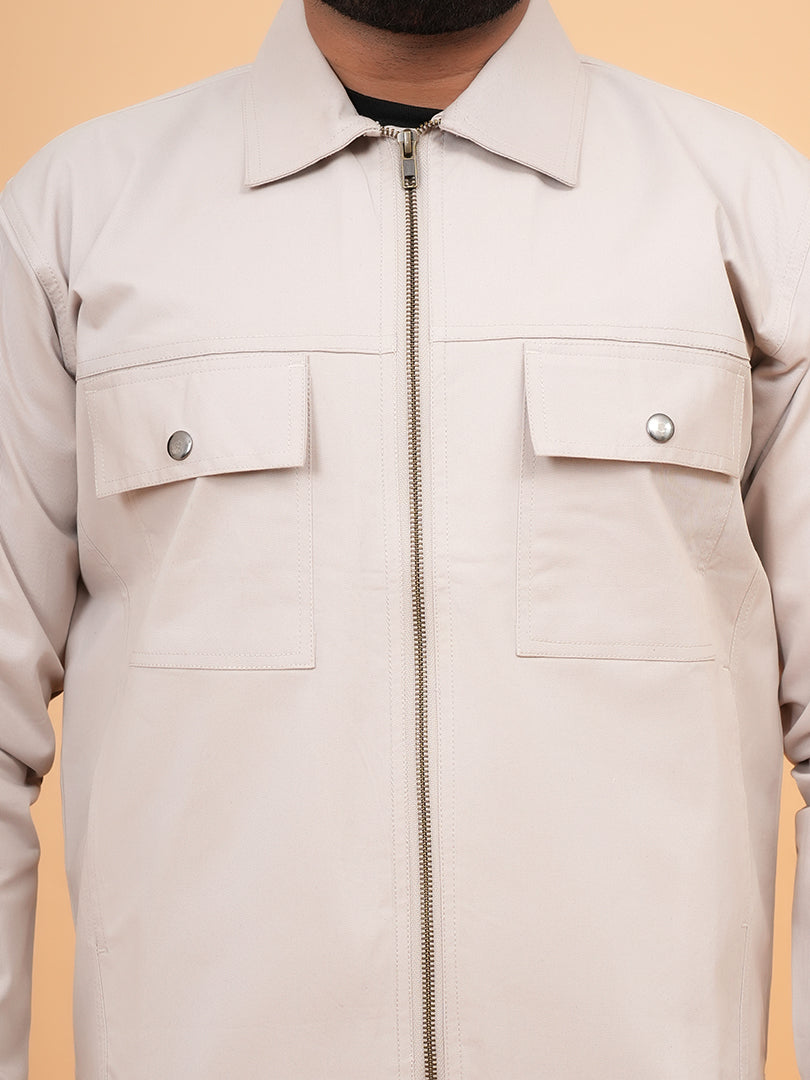 Men’s Classic Beige Utility Co-Ord Set