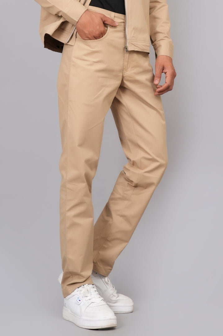 Men’s Classic Light Grey Slim Fit Trousers