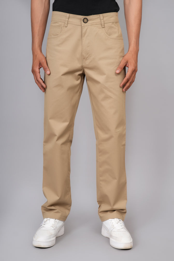 Men’s Classic Khaki Slim Fit Trousers