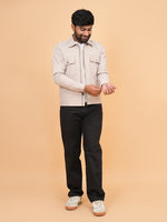Load image into Gallery viewer, Men’s Sand Beige Structured Shacket