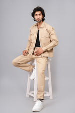 Load image into Gallery viewer, Classic Light Grey Co-Ord Set for Men