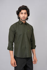 Load image into Gallery viewer, Premium Olive Green Casual Shirt for Men