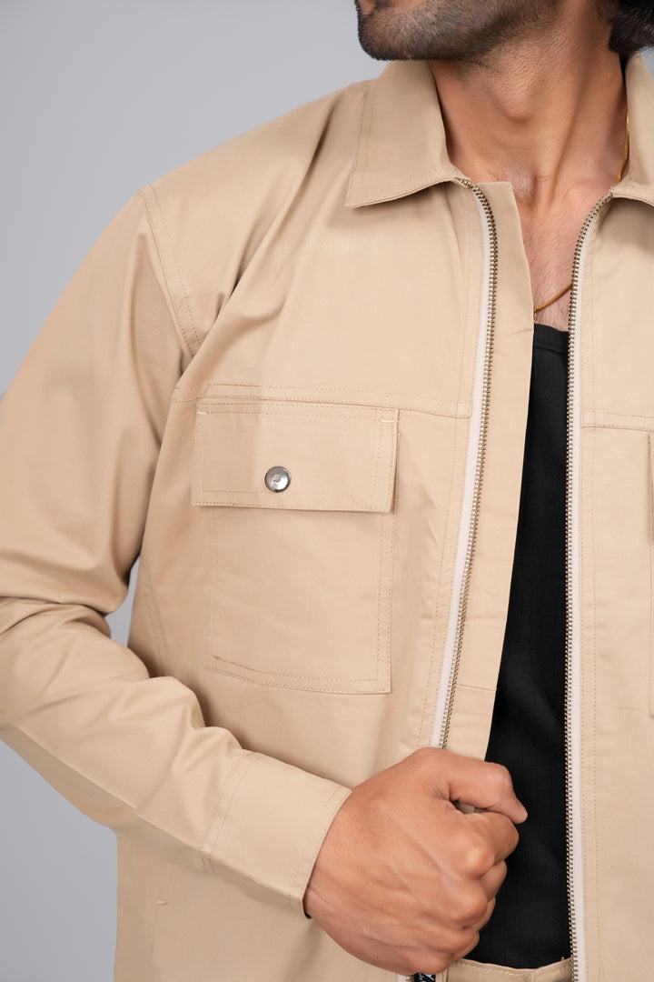 Classic Light Grey Co-Ord Set for Men
