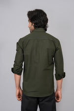 Load image into Gallery viewer, Premium Olive Green Casual Shirt for Men
