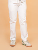 Load image into Gallery viewer, Men’s Classic White Slim Fit Trousers