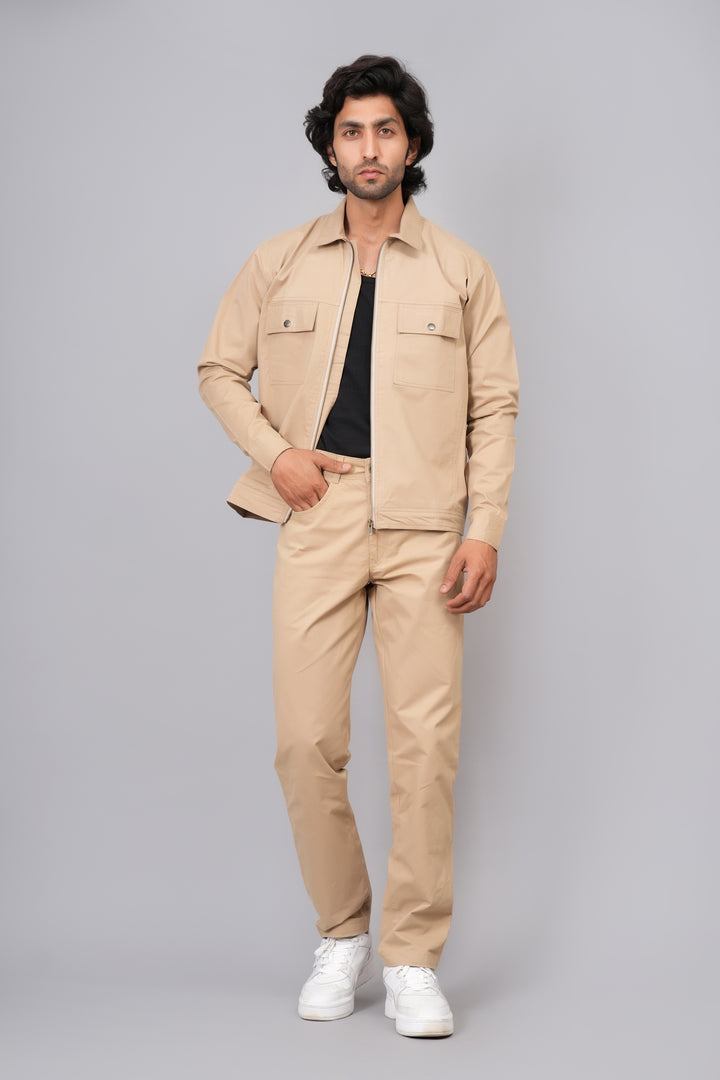 Classic Light Grey Co-Ord Set for Men