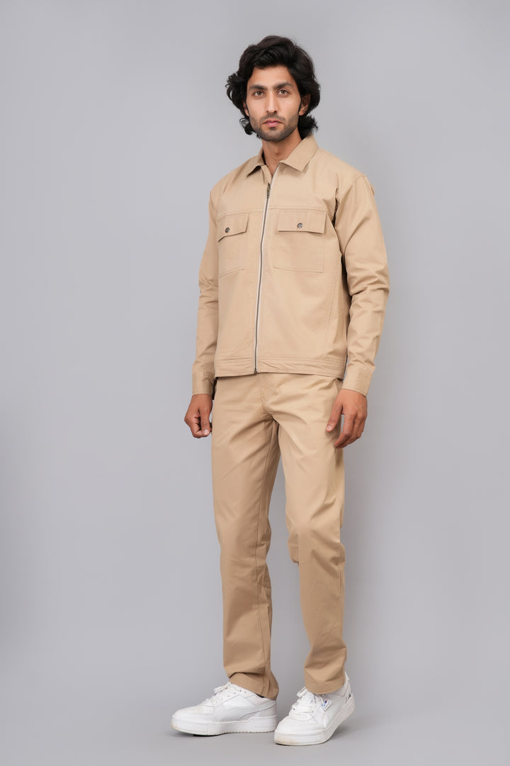 Classic Light Grey Co-Ord Set for Men