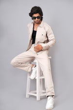 Load image into Gallery viewer, Men’s Classic Beige Utility Co-Ord Set